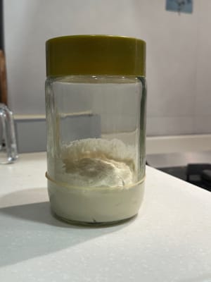 Utilisez un marqueur ou un élastique pour marquer le volume initial. Laissez reposer à température ambiante pendant une heure.
