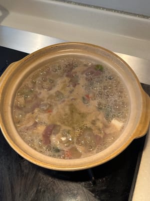 Laisser bouillir pour épaissir la soupe