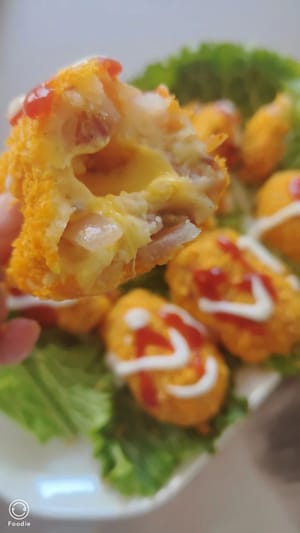 Sans huile, sans friture, un concentré de saveurs et une texture élastique ! Croquettes à la japonaise.