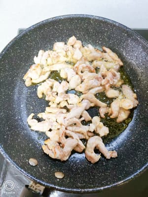 stir-fry quickly.